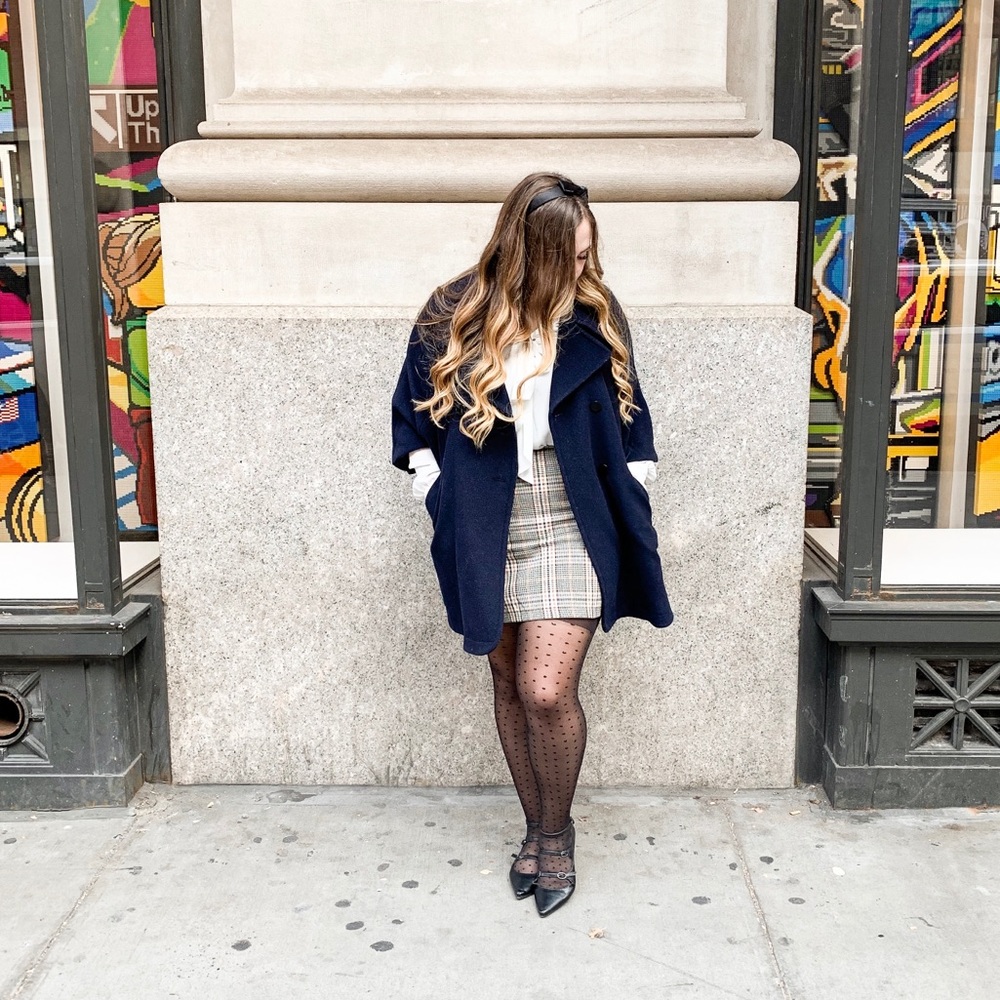 Parisian plaid skirt